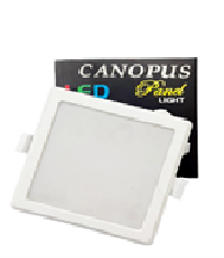 CANOPUS 8W SQUARE LED l | Cool Day White (6500K) |  Down Light for False Ceiling | Cutout 4INCHX4INCH